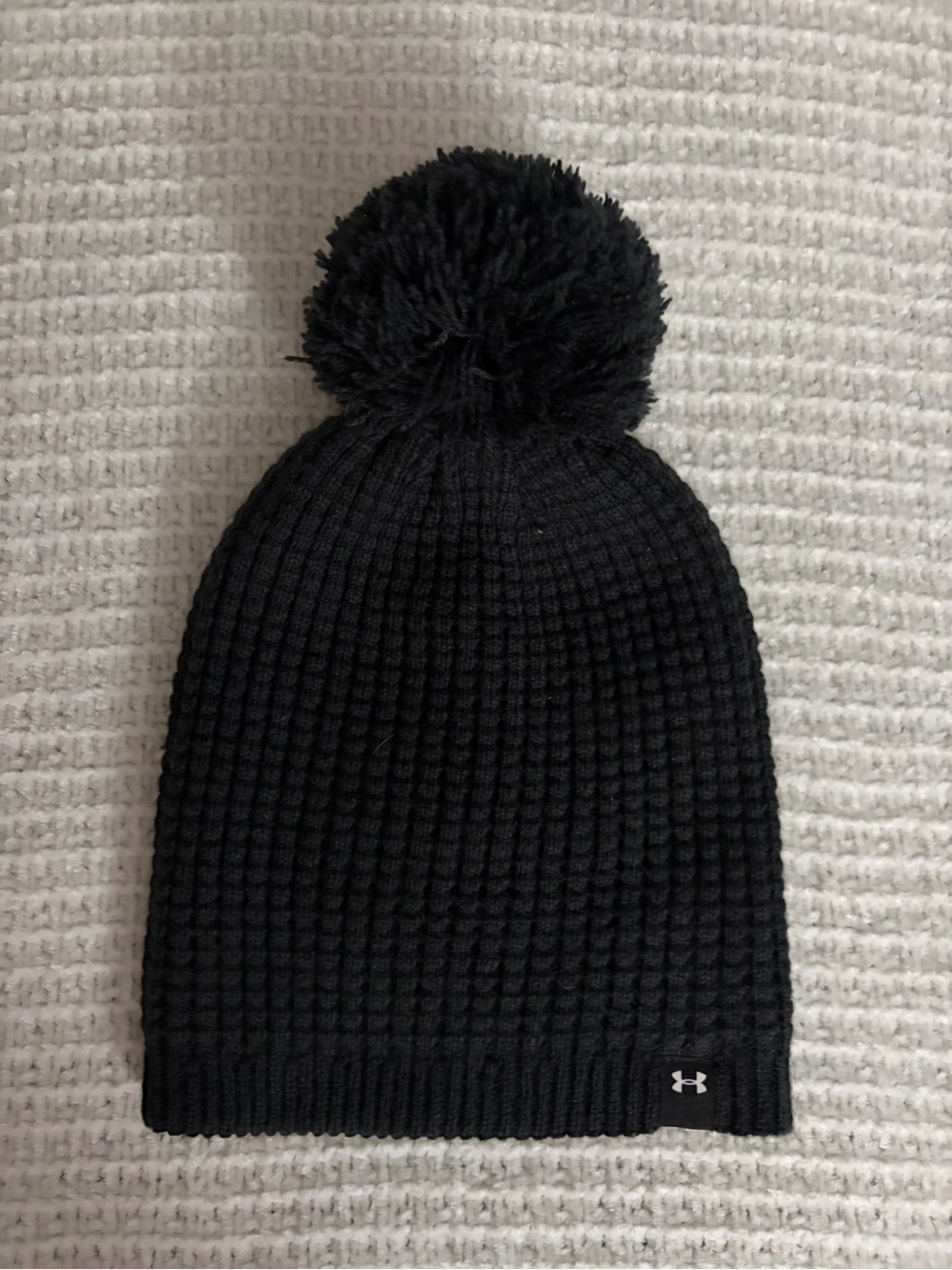 Under Armour Black Knit Pom Beanie